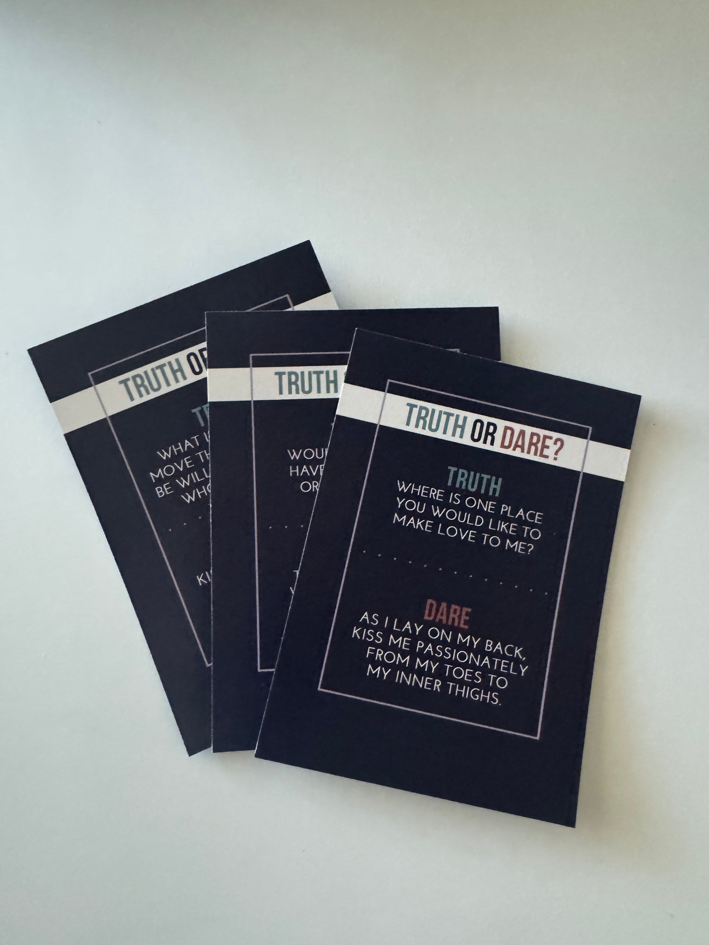 Truth or Dare Bedroom Game, Intimacy Game, Over 150 questions/prompts to spice things up in the bedroom!
