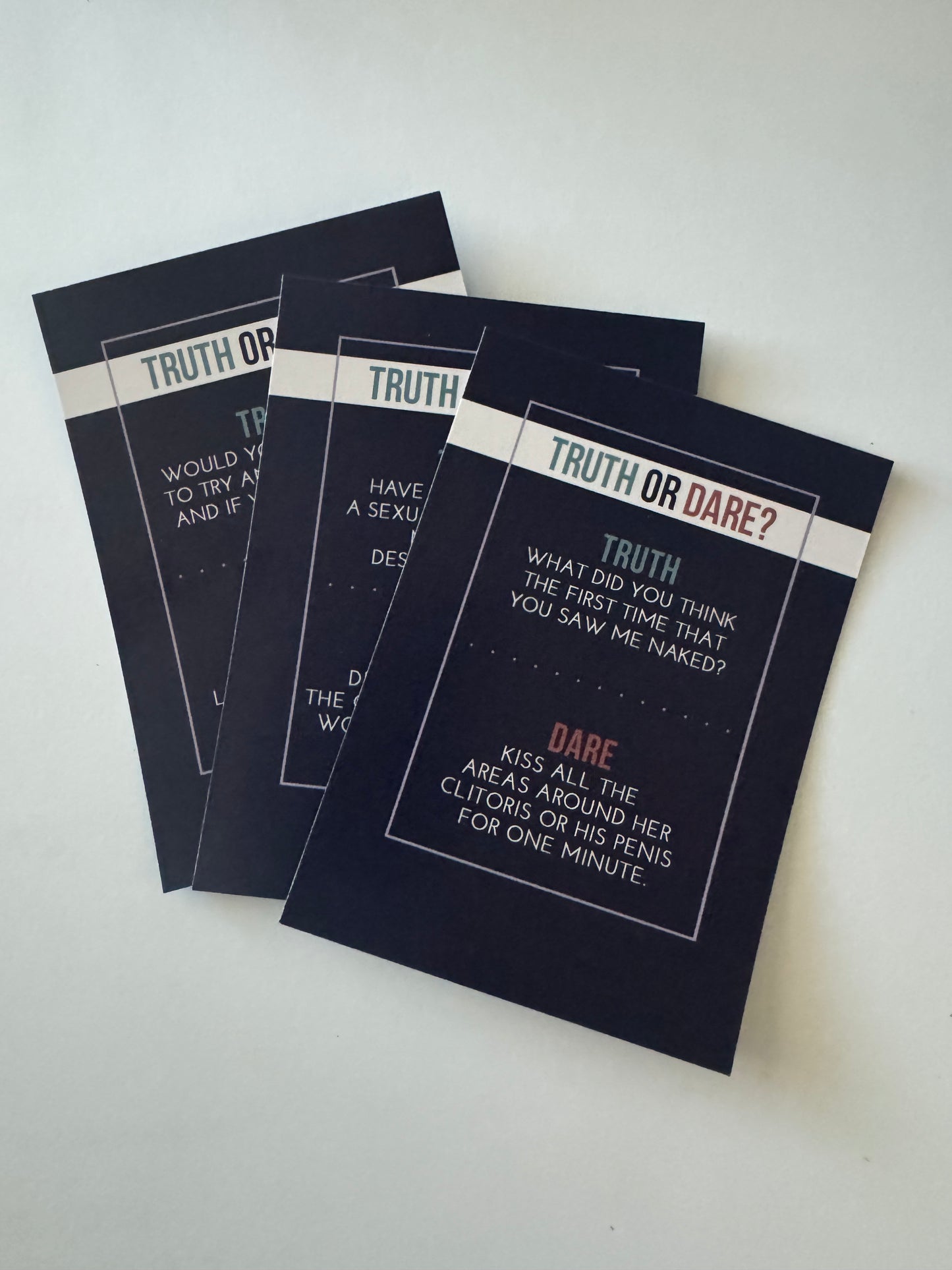 Truth or Dare Bedroom Game, Intimacy Game, Over 150 questions/prompts to spice things up in the bedroom!