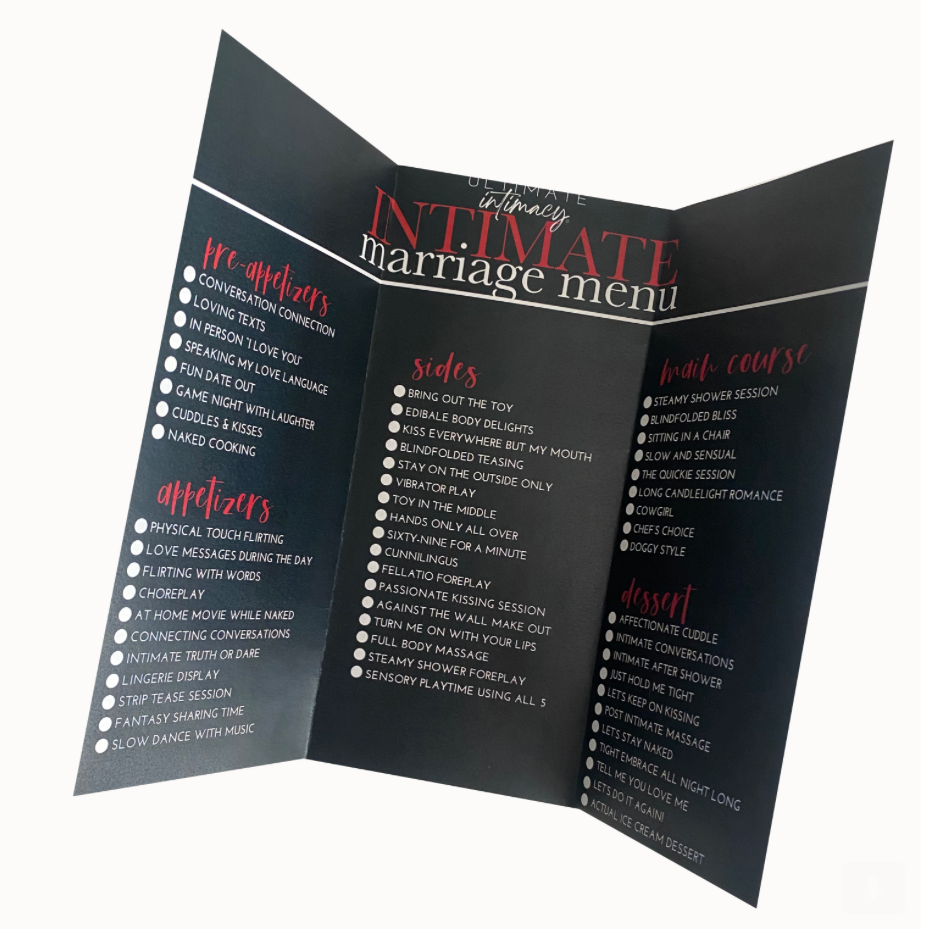 INTIMATE MENU