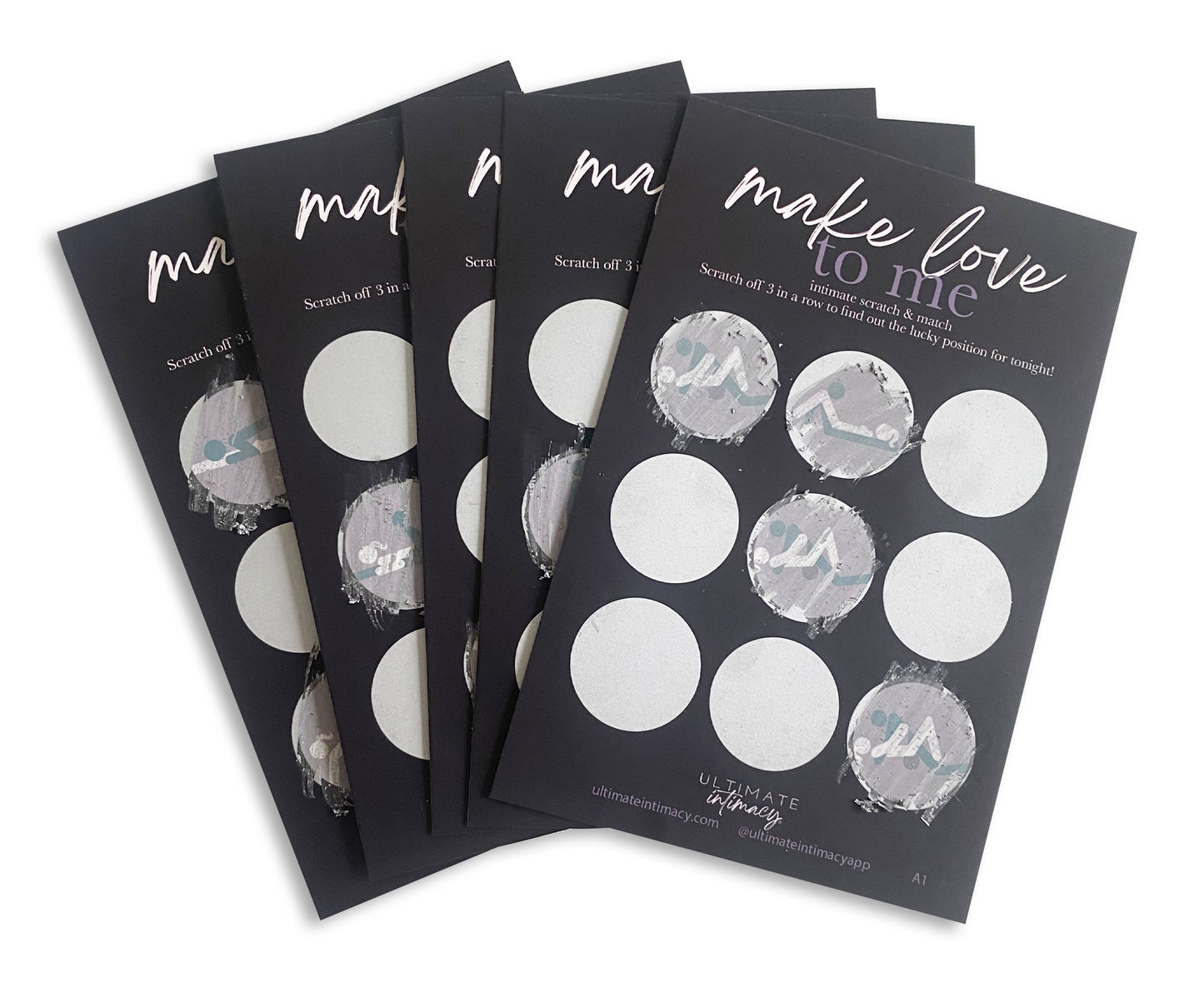 "Make Love To Me" Scratch Off Cards Pack Of 5