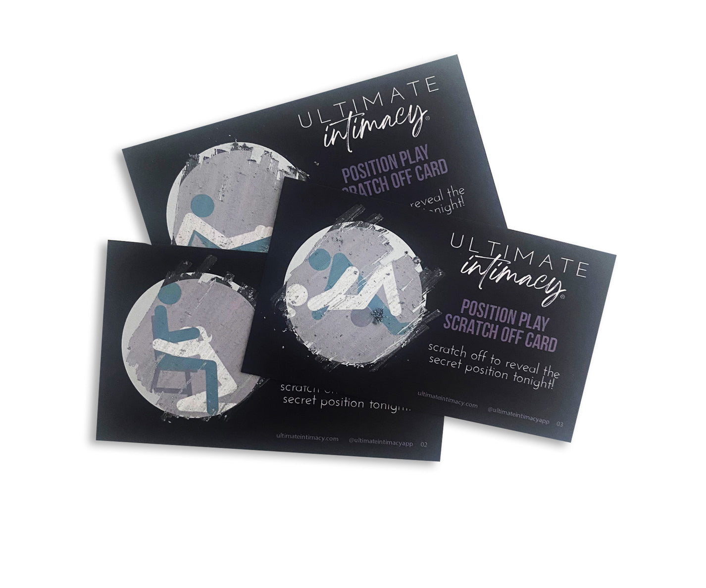 Sex Position Scratch Off Cards - Intimate Couples Game & Activity (30