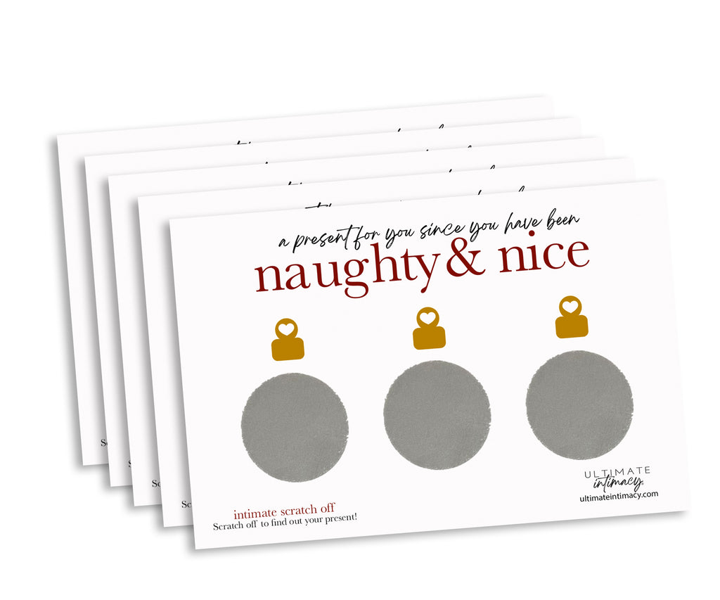 Christmas "Naughty or Nice" Scratch Off Cards