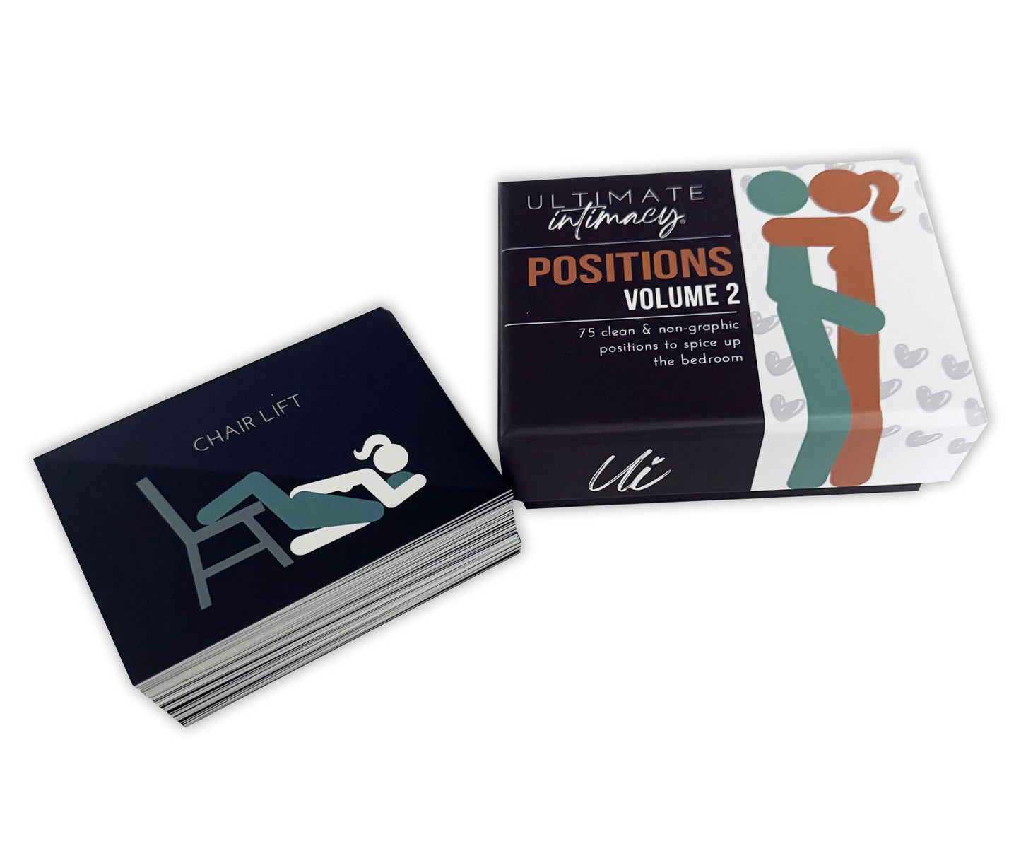 NEW - Sex Position Card Deck Volume 2,  Non-Graphic with 75 sex positions and descriptions