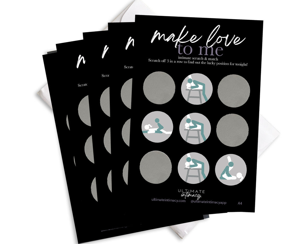 "Make Love To Me" Scratch Off Cards Pack Of 5