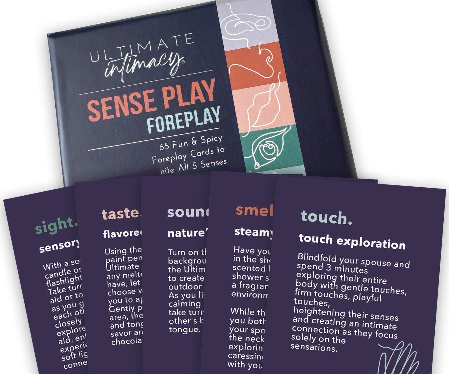 NEW- The 5 Senses Foreplay Box