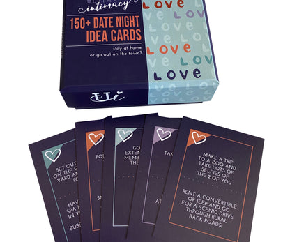 over 150+ date night ideas card box to strengthen your relationship