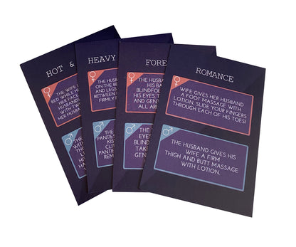 Ultimate Intimacy Bedroom Game Card Deck: Romance, Foreplay, Heavy Foreplay, Hot and Heavy